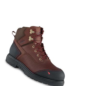 Botas De Trabajo Red Wing Brnr XP 6-inch Impermeables Soft Puntera Hombre Cafes | MX24GSO