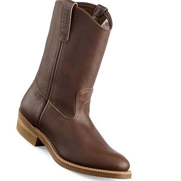 Botas De Trabajo Red Wing NailSeat 11-inch Soft Puntera Pull-On Hombre Marrom | MX20LIS