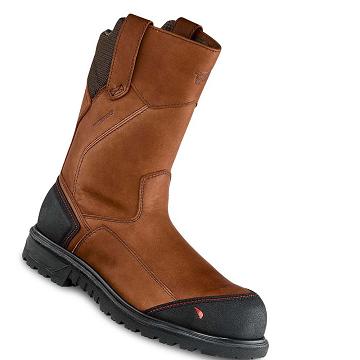 Botas Impermeables Red Wing Brnr XP 11-inch Seguridad Puntera Pull-On Hombre Marrom | MX115WNB