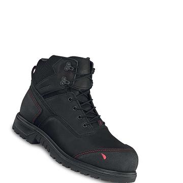 Botas Impermeables Red Wing Brnr XP 6-inch Seguridad Puntera Hombre Negros | MX116QMA