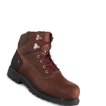 Botas Impermeables Red Wing Brnr XP 6-inch CSA Seguridad Puntera Hombre Cafes | MX61RVD