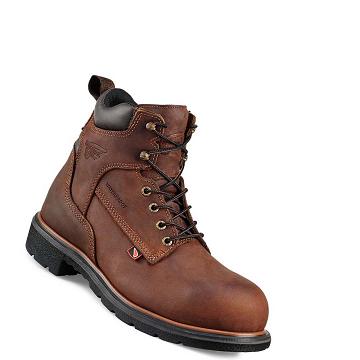 Botas Impermeables Red Wing DynaForce® 6-inch Soft Puntera Hombre Cafes | MX139RVD