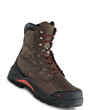 Botas Impermeables Red Wing King Puntera® ADC 8-inch CSA Metguard Seguridad Puntera Hombre Taupe | MX96XYU