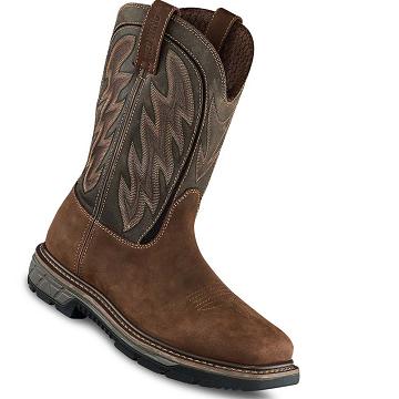 Botas Impermeables Red Wing Rio Flex 11-inch Impermeables, Seguridad Puntera Pull-On Hombre Marrom | MX72LIS