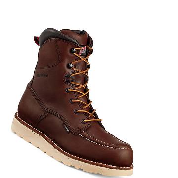 Botas Impermeables Red Wing Traction Tred 8-inch Soft Puntera Hombre Vino | MX137YXF