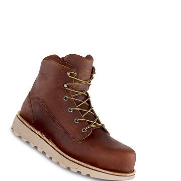 Botas Impermeables Red Wing Traction Tred Lite 6-inch Seguridad Puntera Hombre Marrom | MX64QMA