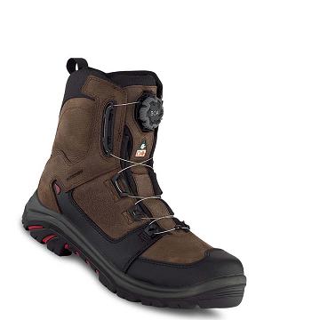 Botas Impermeables Red Wing Tradesman 8-inch BOA®, Impermeables, CSA Seguridad Puntera Hombre Marrom | MX107PJJ