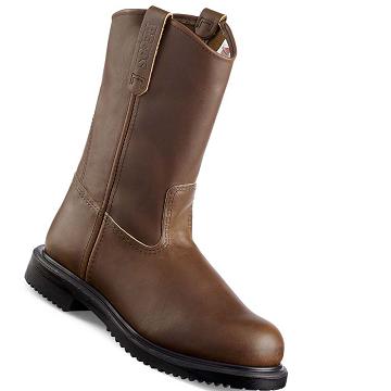 Botas Red Wing SuperSole® 11-inch Seguridad Puntera Pull On Hombre Cafes | MX308JPQ