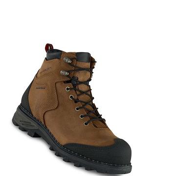 Botas Seguridad Red Wing Burnside 6-inch Impermeables Hombre Marrom | MX206GSO