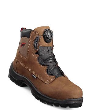 Botas Seguridad Red Wing FlexBond 6-inch BOA® Impermeables Hombre Marrom | MX223BEX