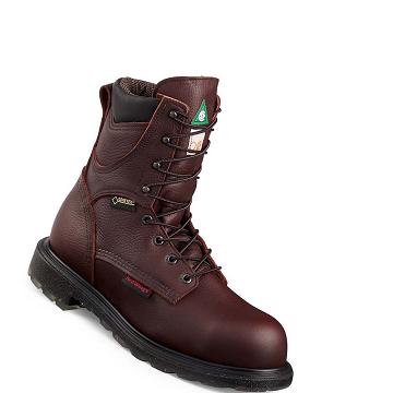 Botas Seguridad Red Wing SuperSole® 2.0 8-inch Insulated, Impermeables CSA Hombre Vino | MX259FDN