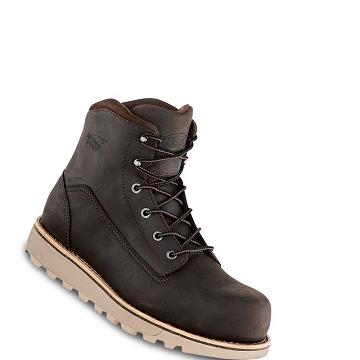 Botas Seguridad Red Wing Traction Tred Lite 6-inch Impermeables Hombre Cafes | MX193WNB