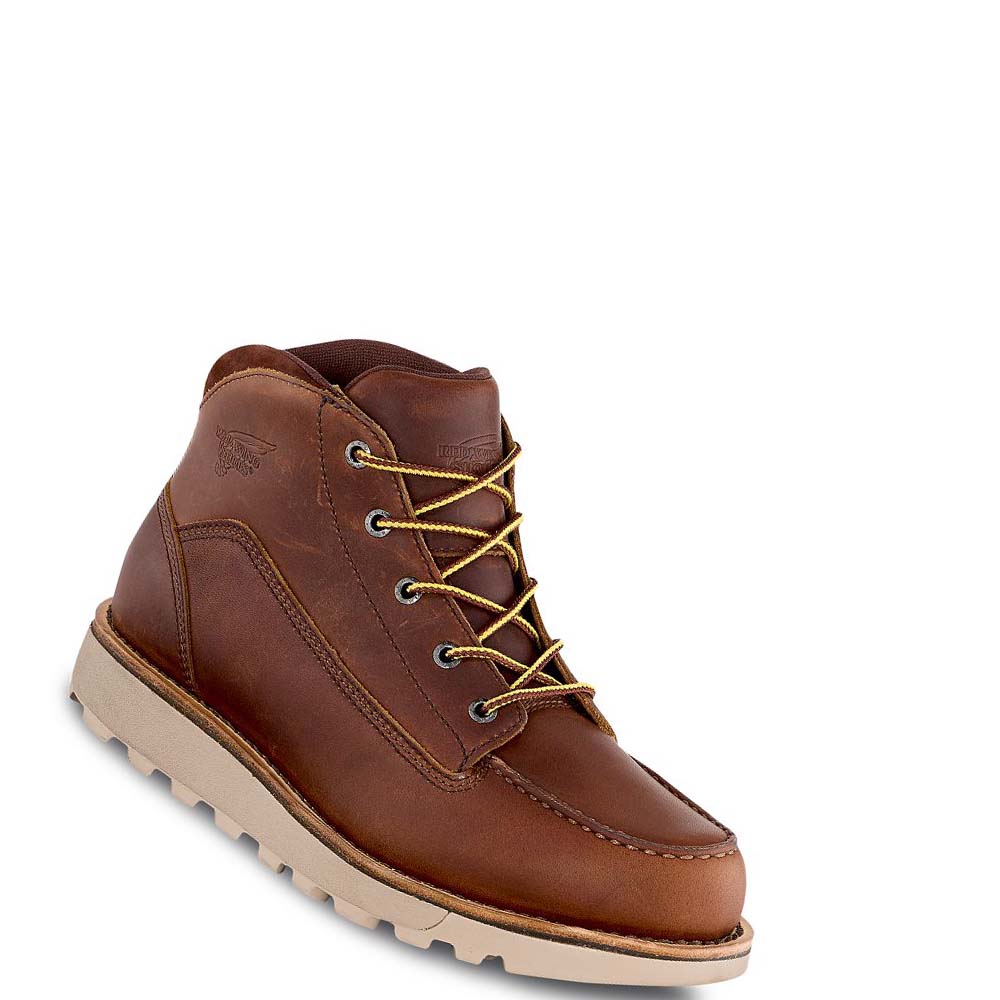 Botas Chukka Red Wing Traction Tred Lite Impermeables Soft Puntera Hombre Marrom | MX18XYU