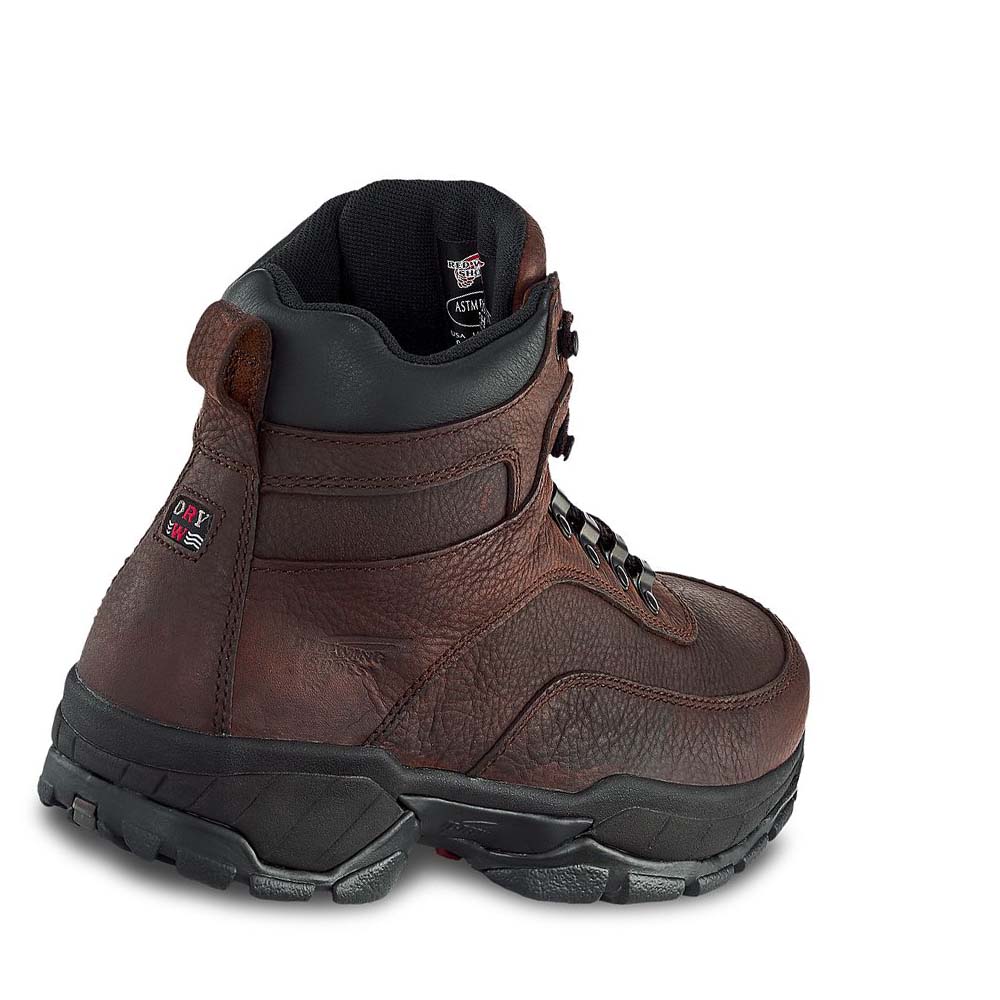 Botas De Trabajo Red Wing 6-inch Impermeables CSA Soft Puntera Hiker Hombre Cafes | MX30OKI