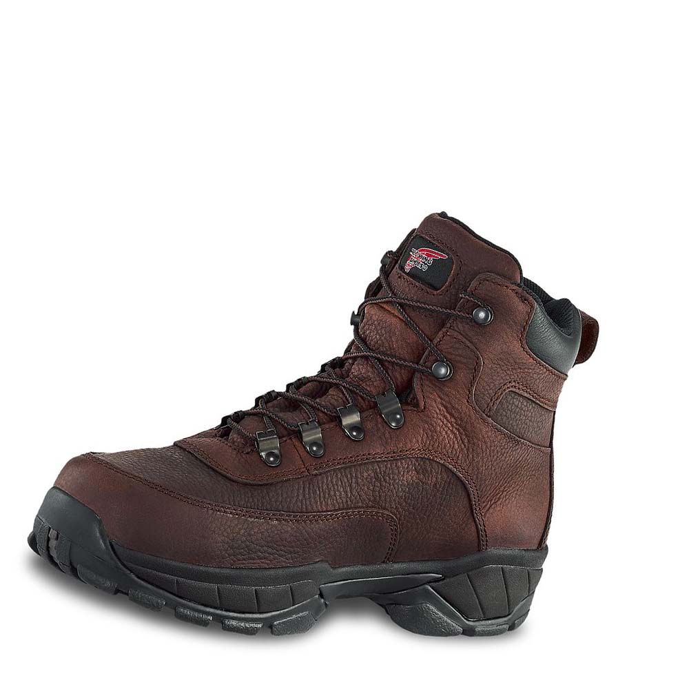 Botas De Trabajo Red Wing 6-inch Impermeables CSA Soft Puntera Hiker Hombre Cafes | MX30OKI