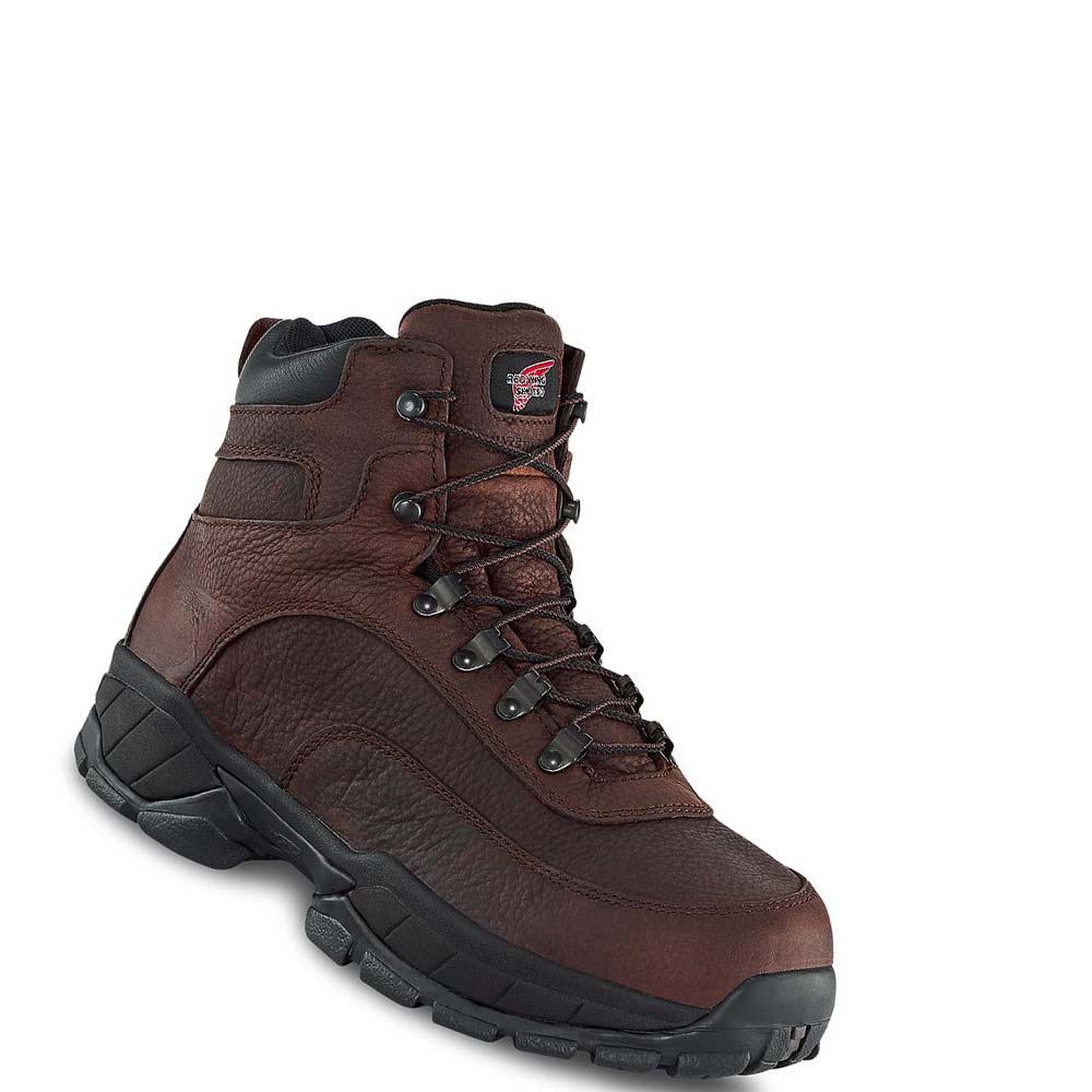 Botas De Trabajo Red Wing 6-inch Impermeables CSA Soft Puntera Hiker Hombre Cafes | MX30OKI