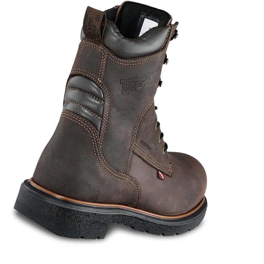 Botas De Trabajo Red Wing 8-inch Insulated, Impermeables Soft Puntera Hombre Taupe | MX49HAP