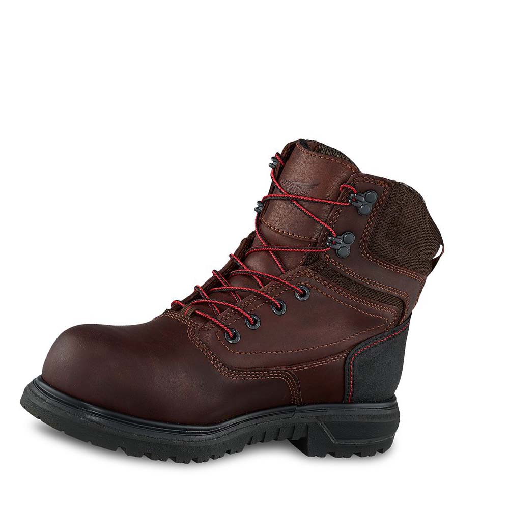 Botas De Trabajo Red Wing Brnr XP 6-inch Impermeables Seguridad Puntera Mujer Vino | MX369ILH