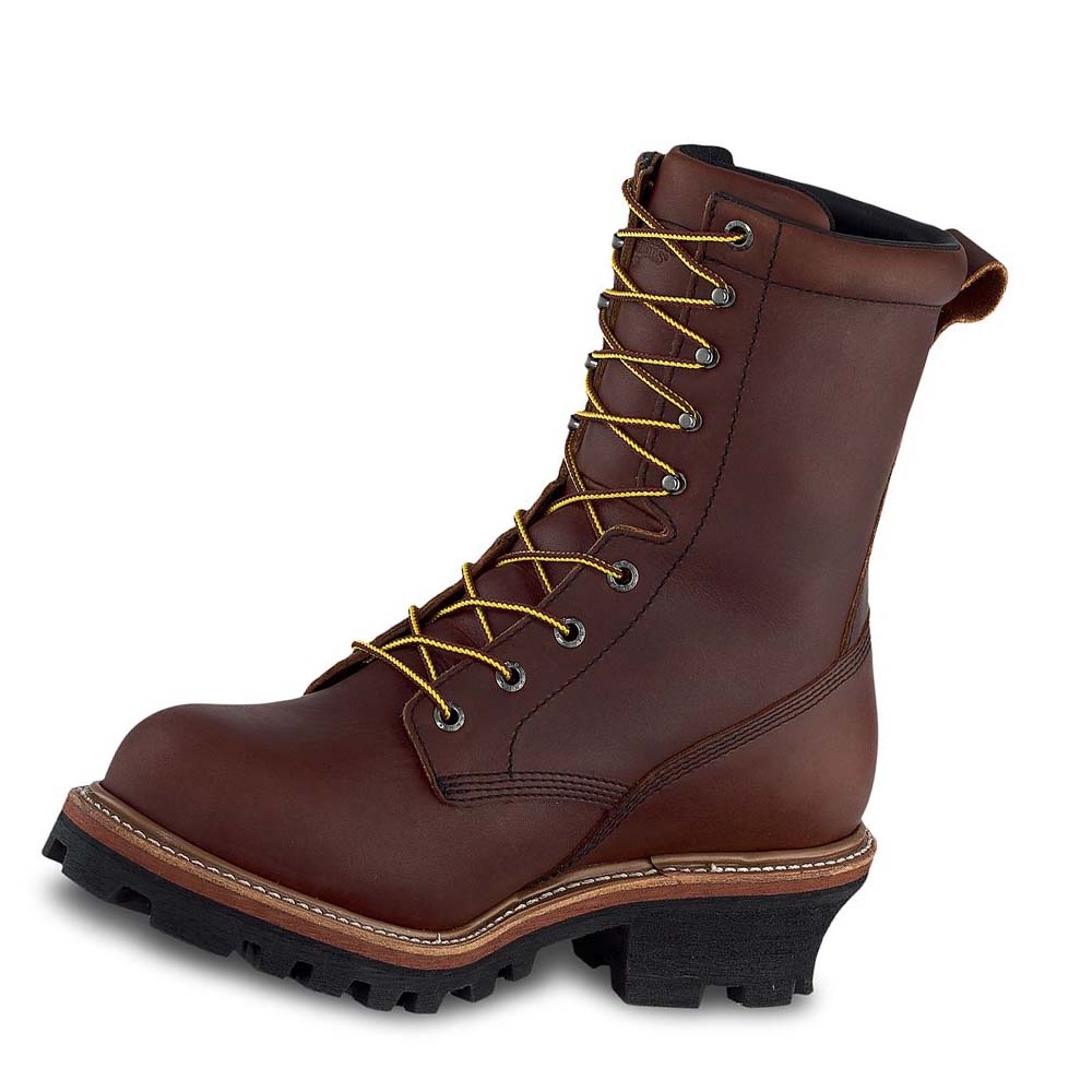 Botas De Trabajo Red Wing LoggerMax 9-inch Insulated, Impermeables Soft Puntera Logger Hombre Cafes | MX26DFM