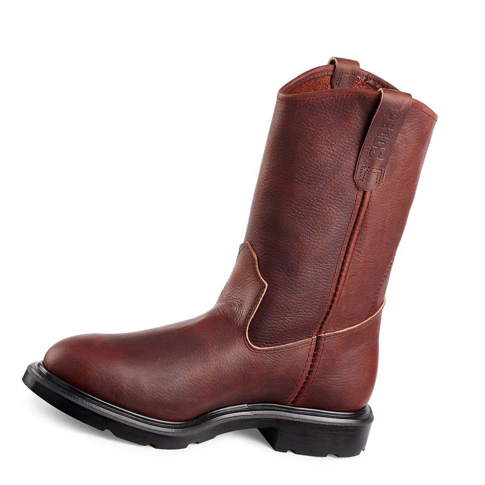 Botas De Trabajo Red Wing SuperSole® 11-inch Soft Puntera Pull-On Hombre Vino | MX37WNB