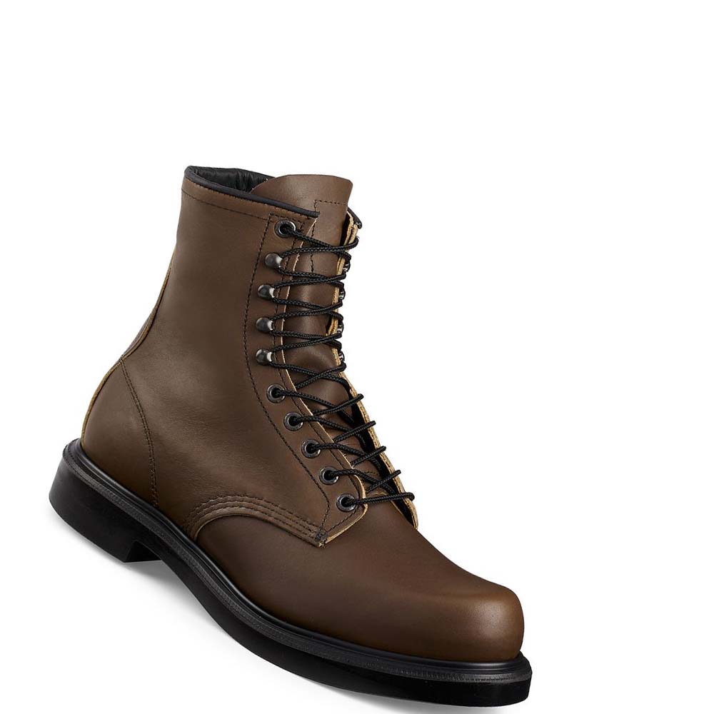 Botas De Trabajo Red Wing SuperSole® 8-inch Soft Puntera Hombre Taupe | MX38QMA