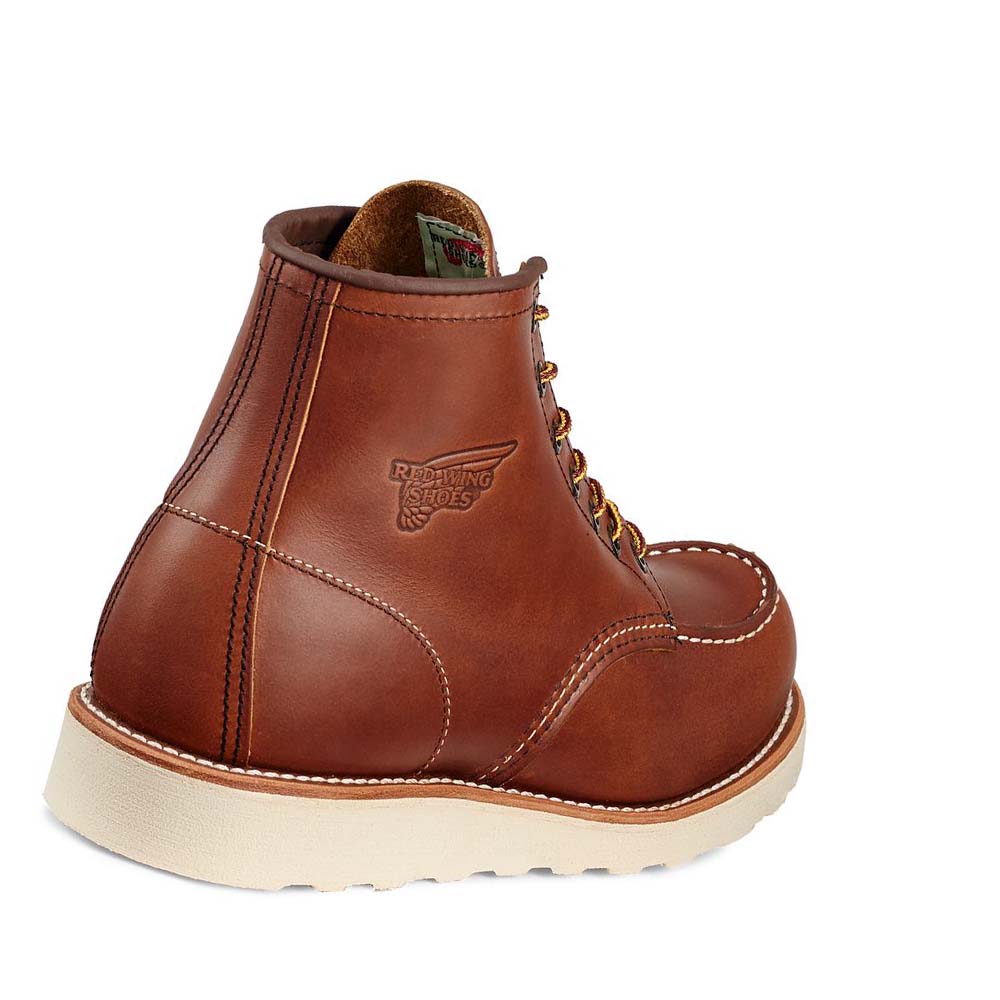 Botas De Trabajo Red Wing Traction Tred 6-inch Soft Puntera Hombre Marrom | MX42VRW