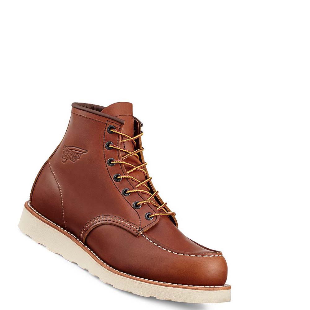 Botas De Trabajo Red Wing Traction Tred 6-inch Soft Puntera Hombre Marrom | MX42VRW