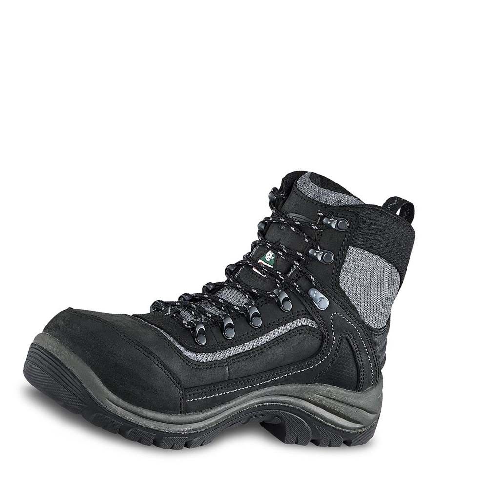 Botas De Trabajo Red Wing Tradeswoman 6-inch Impermeables CSA Seguridad Puntera Hiker Mujer Negros Grises | MX360JPQ