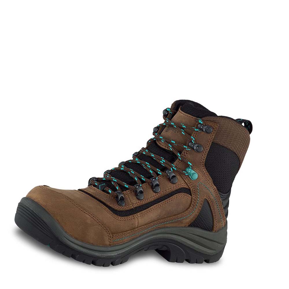 Botas De Trabajo Red Wing Tradeswoman 6-inch Impermeables Seguridad Puntera Mujer Marrom | MX365SGL