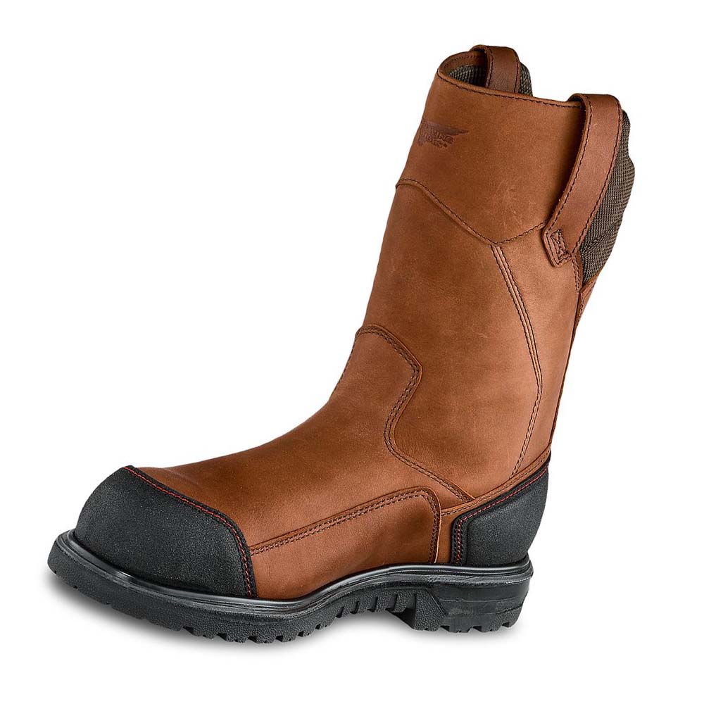 Botas Impermeables Red Wing Brnr XP 11-inch Seguridad Puntera Pull-On Hombre Marrom | MX115WNB