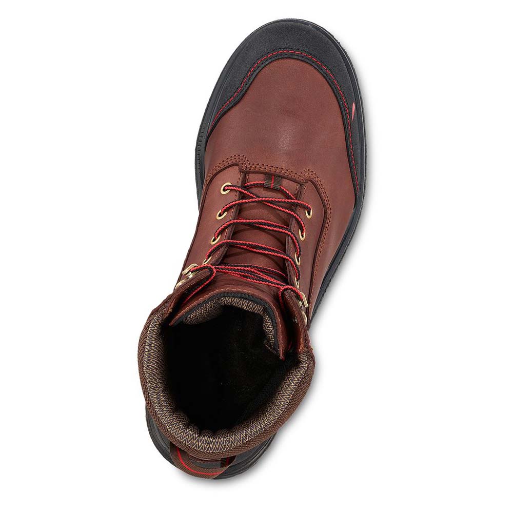 Botas Impermeables Red Wing Brnr XP 8-inch Insulated, Seguridad Puntera Hombre Cafes | MX117MQZ