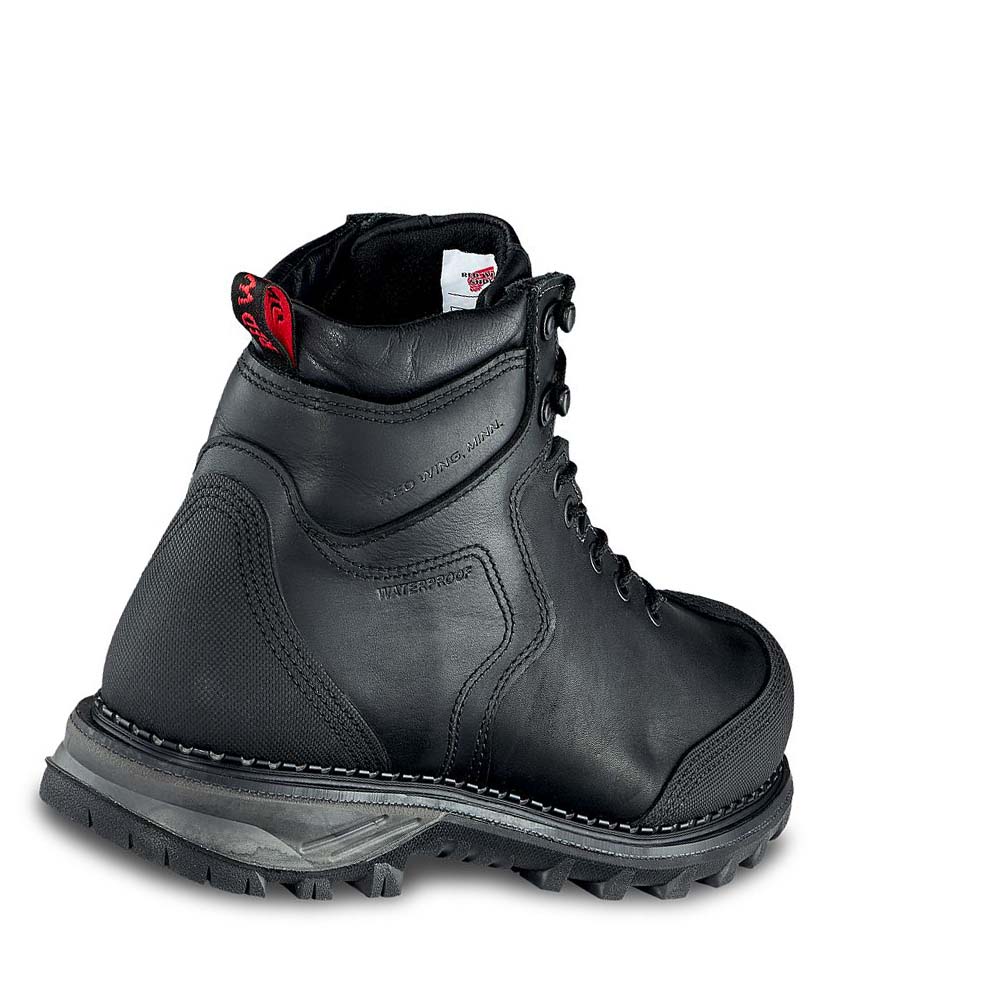 Botas Impermeables Red Wing Burnside 6-inch Seguridad Puntera Hombre Negros | MX88EBC