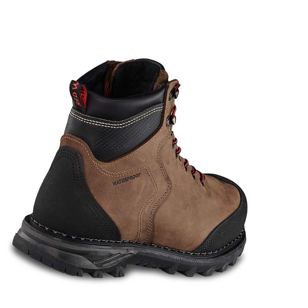 Botas Impermeables Red Wing Burnside 6-inch Impermeables, CSA Seguridad Puntera Hombre Marrom | MX90QMA