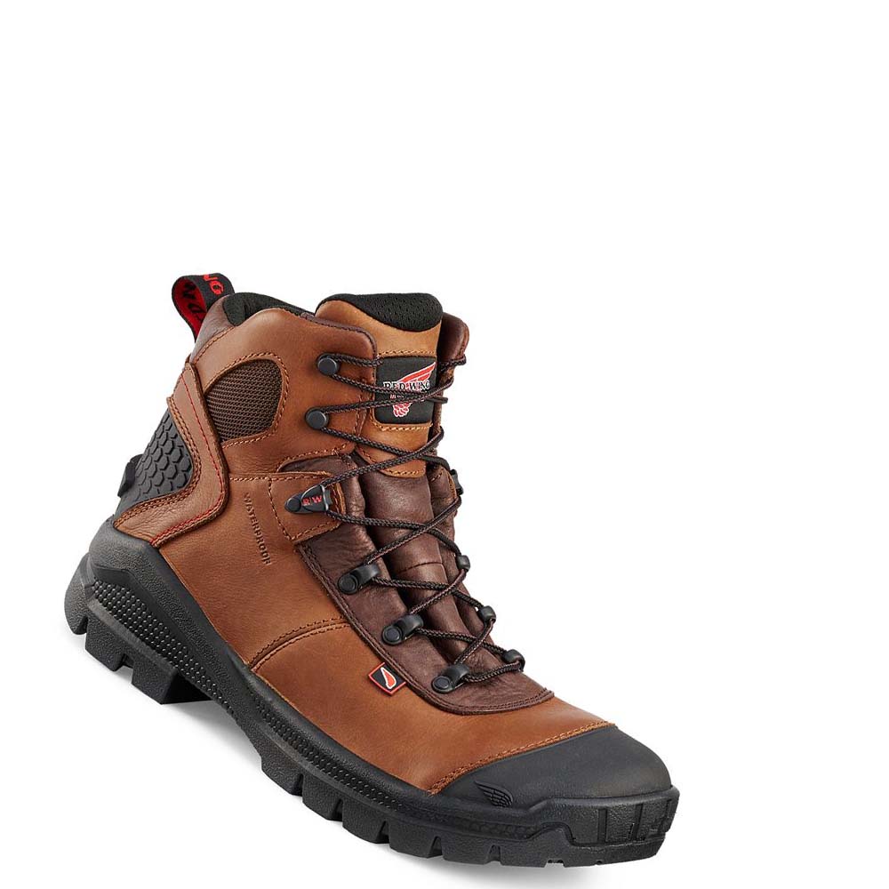 Botas Impermeables Red Wing Crv™ 6-inch Seguridad Puntera Hombre Marrom | MX76GSO