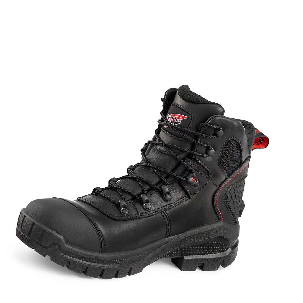 Botas Impermeables Red Wing Crv™ 6-inch Seguridad Puntera Hombre Negros | MX77FDN