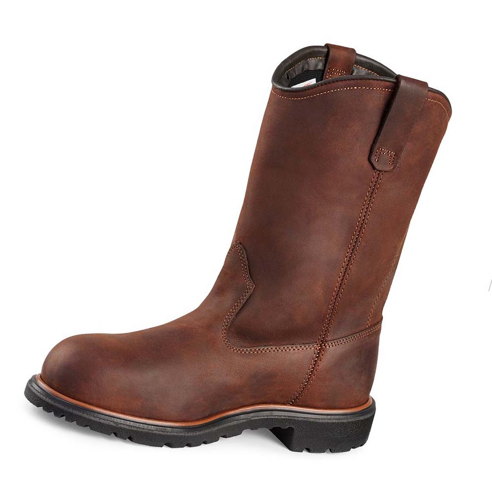 Botas Impermeables Red Wing DynaForce® 11-inch Seguridad Puntera Pull-On Hombre Vino | MX138TCE