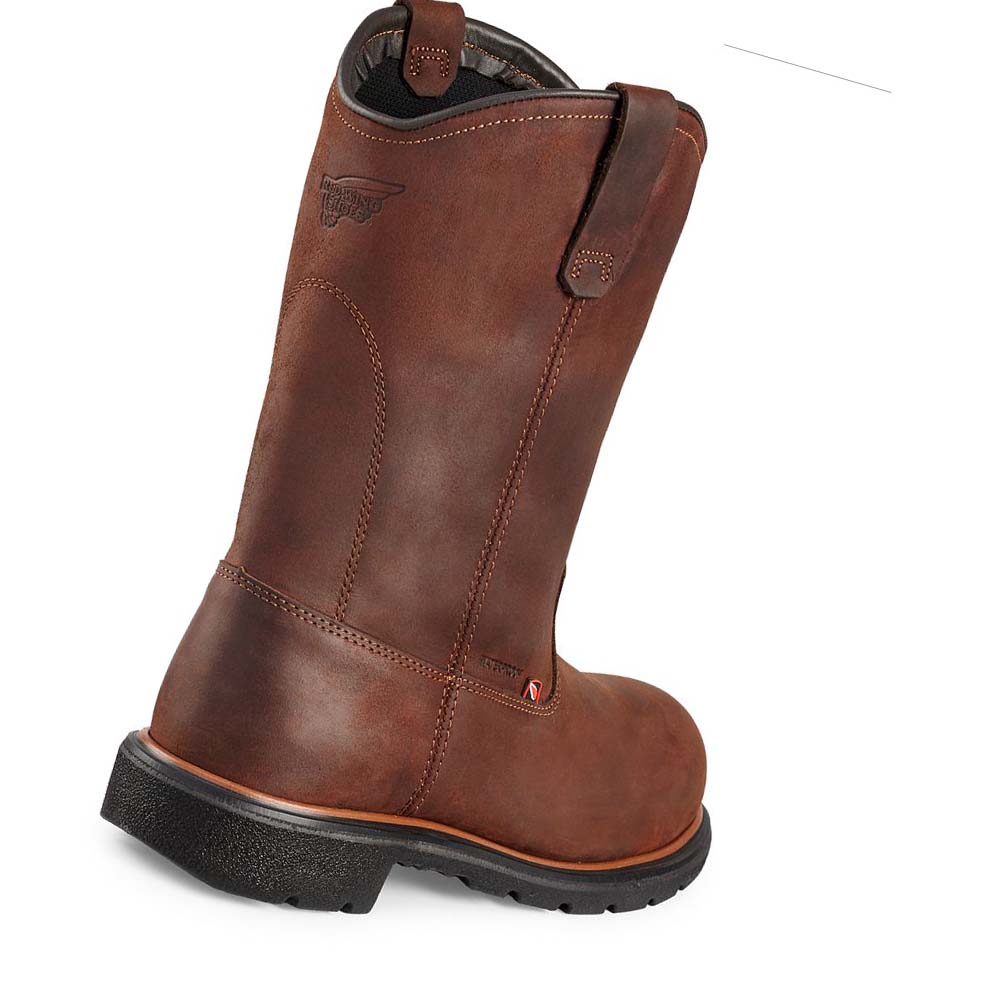 Botas Impermeables Red Wing DynaForce® 11-inch Soft Puntera Pull-On Hombre Cafes | MX146VRW