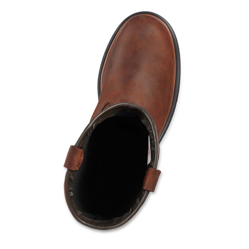 Botas Impermeables Red Wing DynaForce® 11-inch Soft Puntera Pull-On Hombre Cafes | MX146VRW