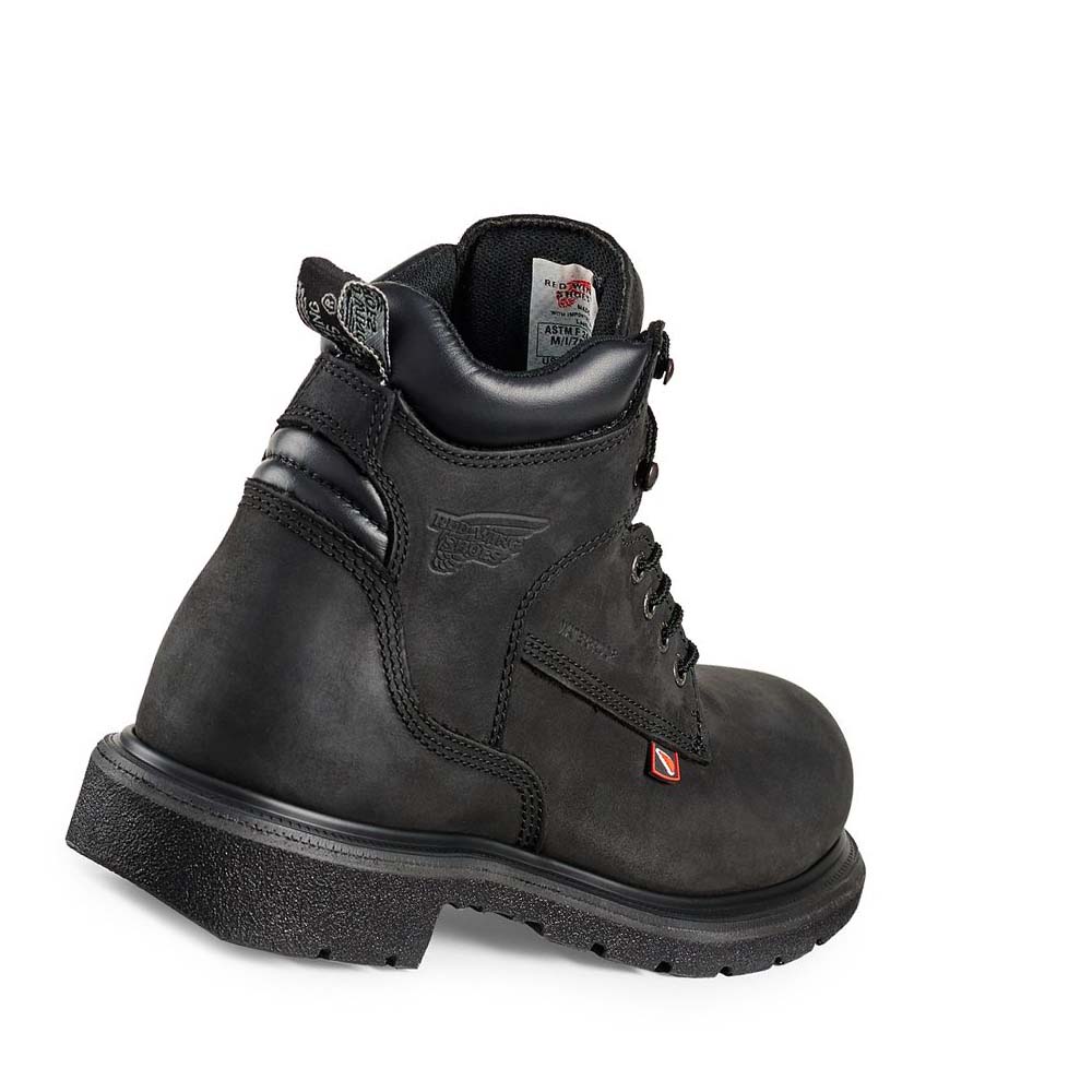 Botas Impermeables Red Wing DynaForce® 6-inch Seguridad Puntera Hombre Negros | MX140EBC