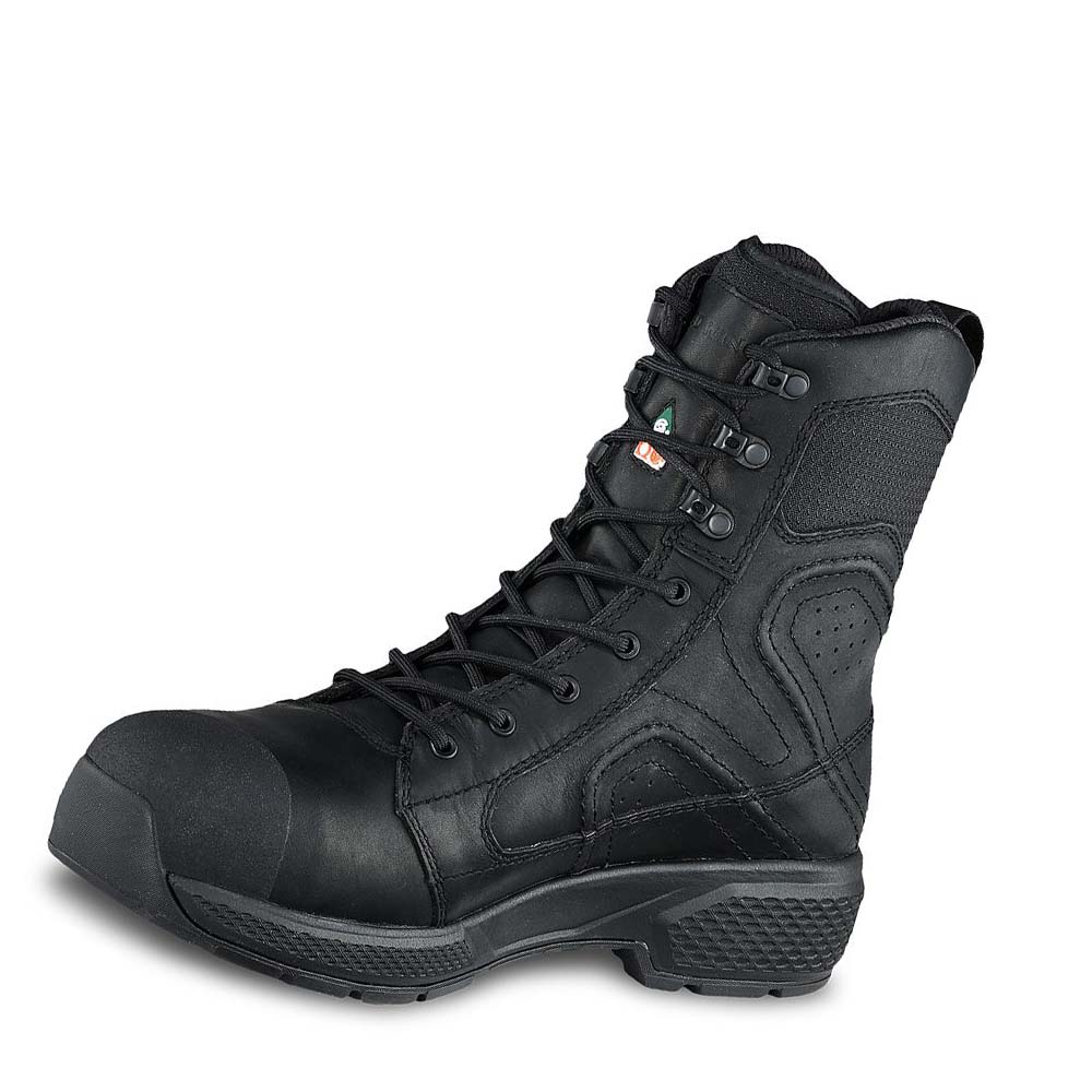 Botas Impermeables Red Wing Exos Lite 8-inch Impermeables, CSA Seguridad Puntera Hombre Negros | MX82OKI