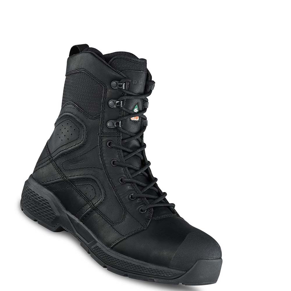 Botas Impermeables Red Wing Exos Lite 8-inch Impermeables, CSA Seguridad Puntera Hombre Negros | MX82OKI