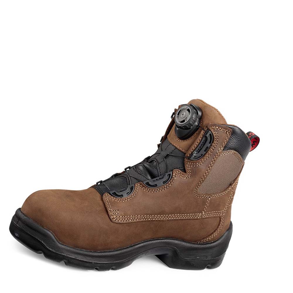 Botas Impermeables Red Wing FlexBond 6-inch BOA® Seguridad Puntera Hombre Marrom | MX101HAP