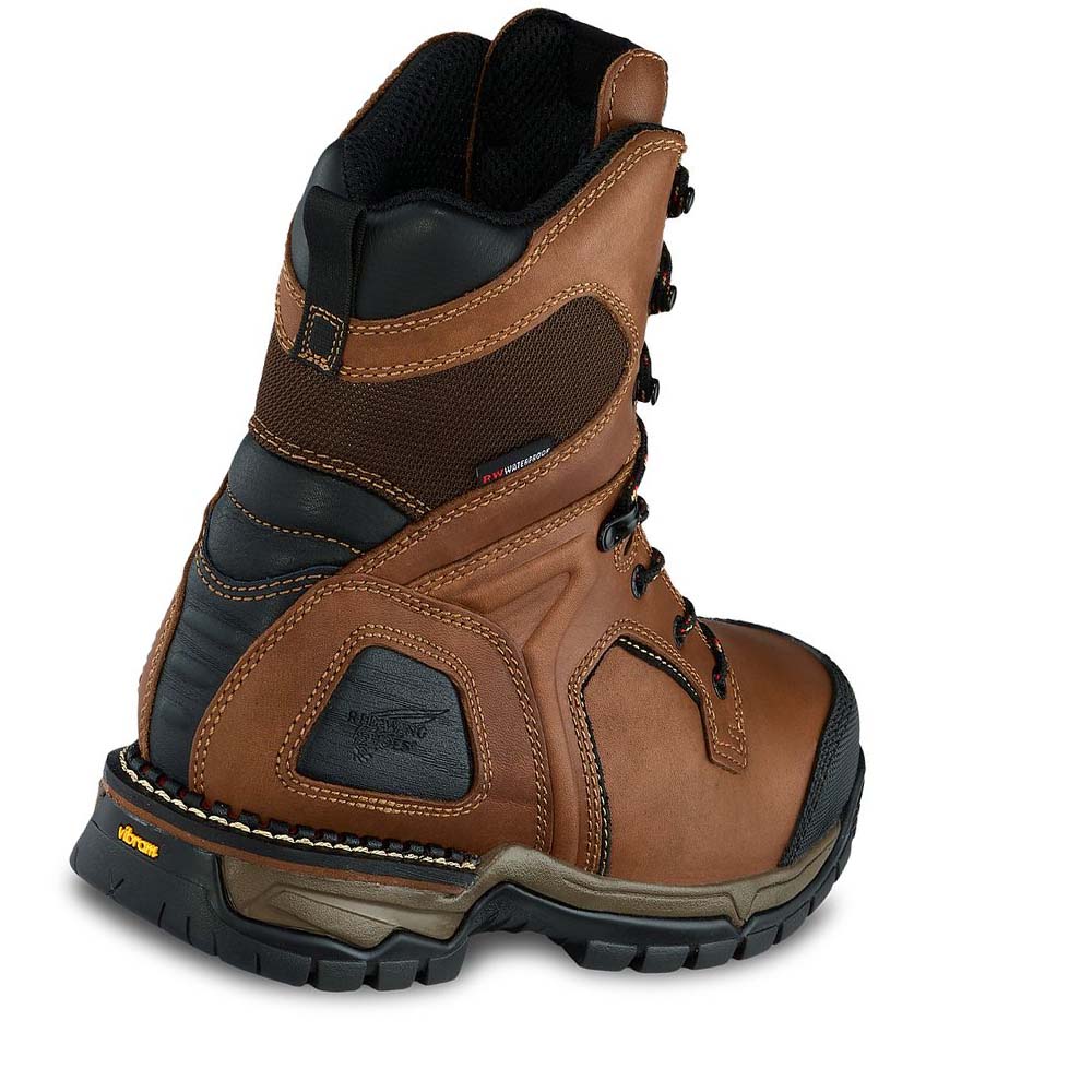 Botas Impermeables Red Wing FlexForce® 8-inch Seguridad Puntera Hombre Marrom | MX103FDN