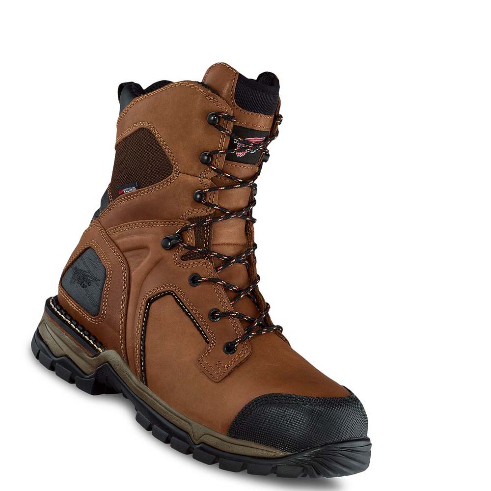 Botas Impermeables Red Wing FlexForce® 8-inch Seguridad Puntera Hombre Marrom | MX103FDN