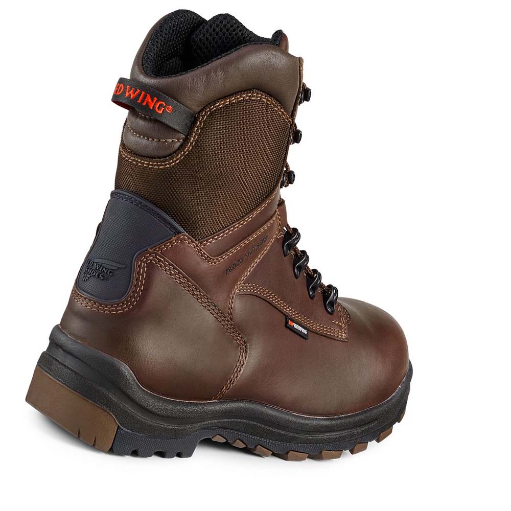 Botas Impermeables Red Wing King Puntera® 8-inch Insulated, CSA Seguridad Puntera Hombre Cafes | MX156DFM