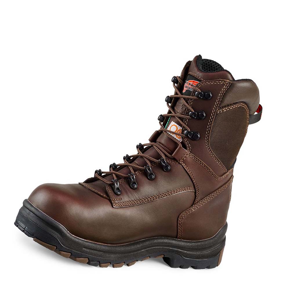 Botas Impermeables Red Wing King Puntera® 8-inch Insulated, CSA Seguridad Puntera Hombre Cafes | MX156DFM