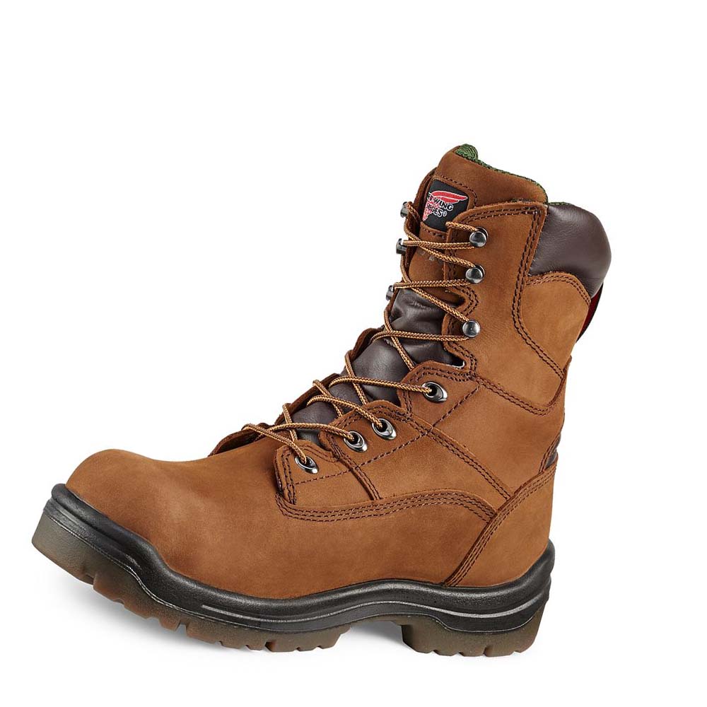 Botas Impermeables Red Wing King Puntera® 8-inch Seguridad Puntera Hombre Marrom | MX161ILH