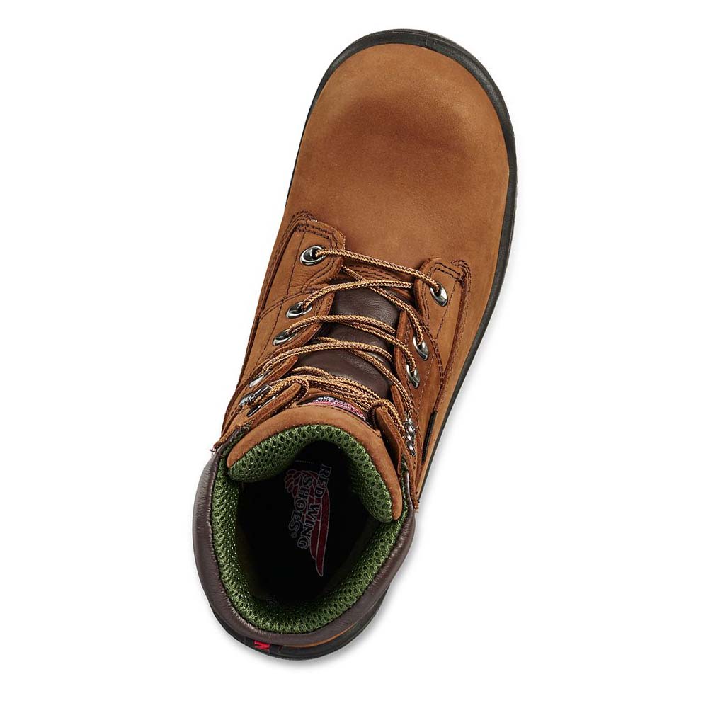 Botas Impermeables Red Wing King Puntera® 8-inch Seguridad Puntera Hombre Marrom | MX161ILH