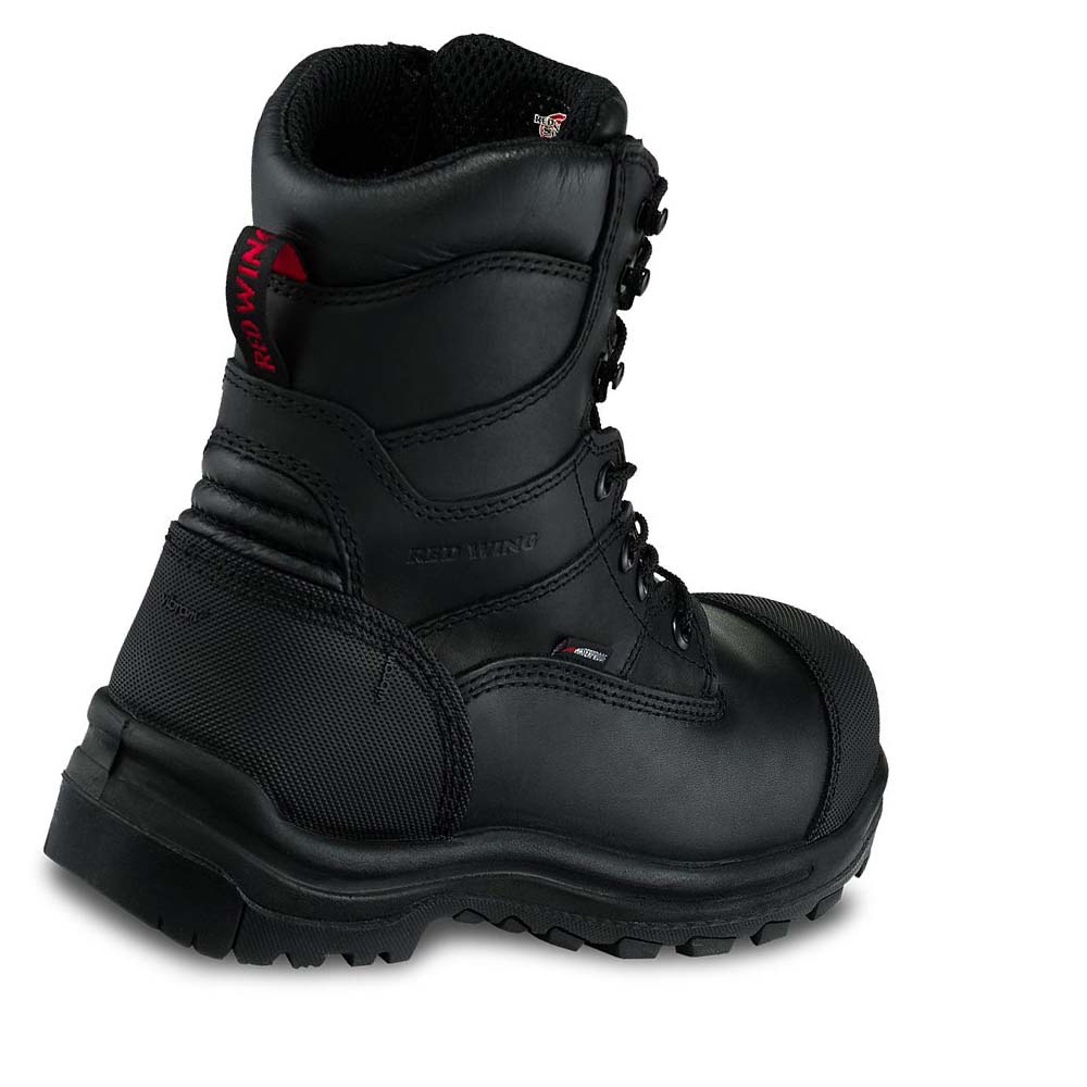 Botas Impermeables Red Wing King Puntera® 8-inch CSA Seguridad Puntera Hombre Negros | MX162UZG