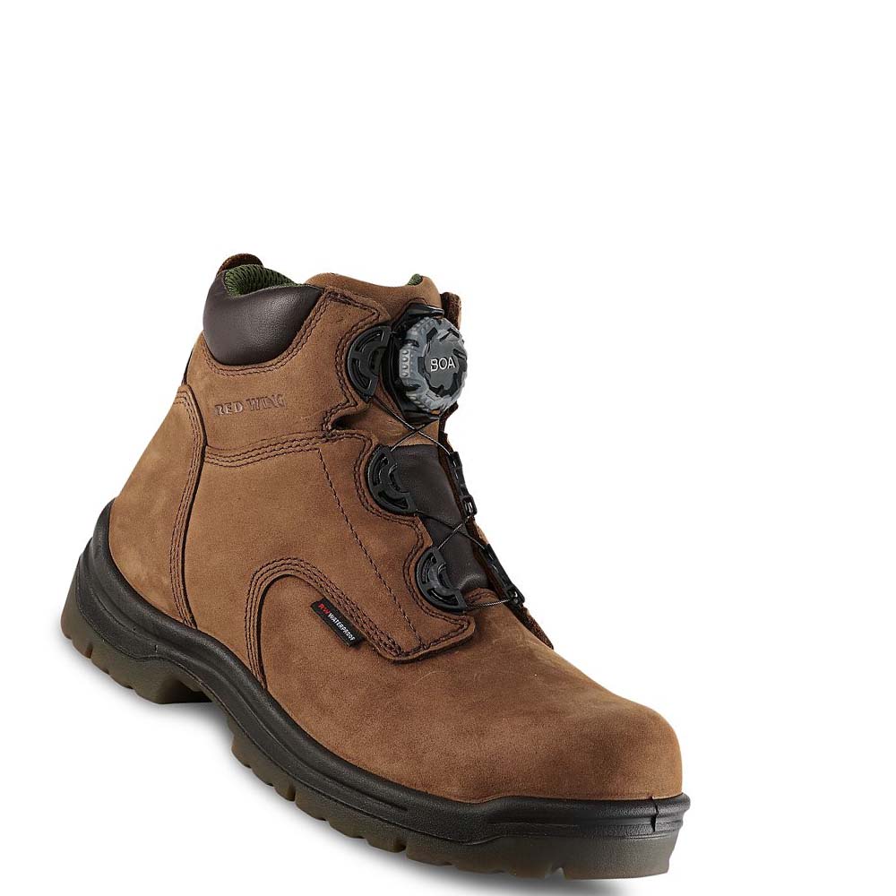 Botas Impermeables Red Wing King Puntera® 6-inch CSA Seguridad Puntera Hombre Marrom | MX67BEX